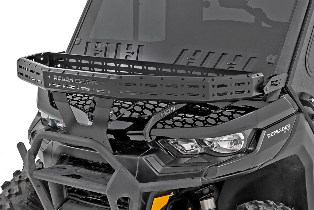 Rough Country 97089 Cargo Rack for Select Can-Am Defender DPS HD10, Can-Am Defender DPS HD8, Can-Am Defender HD10 6X6 DPS, Can-Am Defender HD10 Limited, Can-Am Defender HD10 Mossy Oak Hunting Edition, Can-Am Defender HD10 XT-P, Can-Am Defender MAX HD10