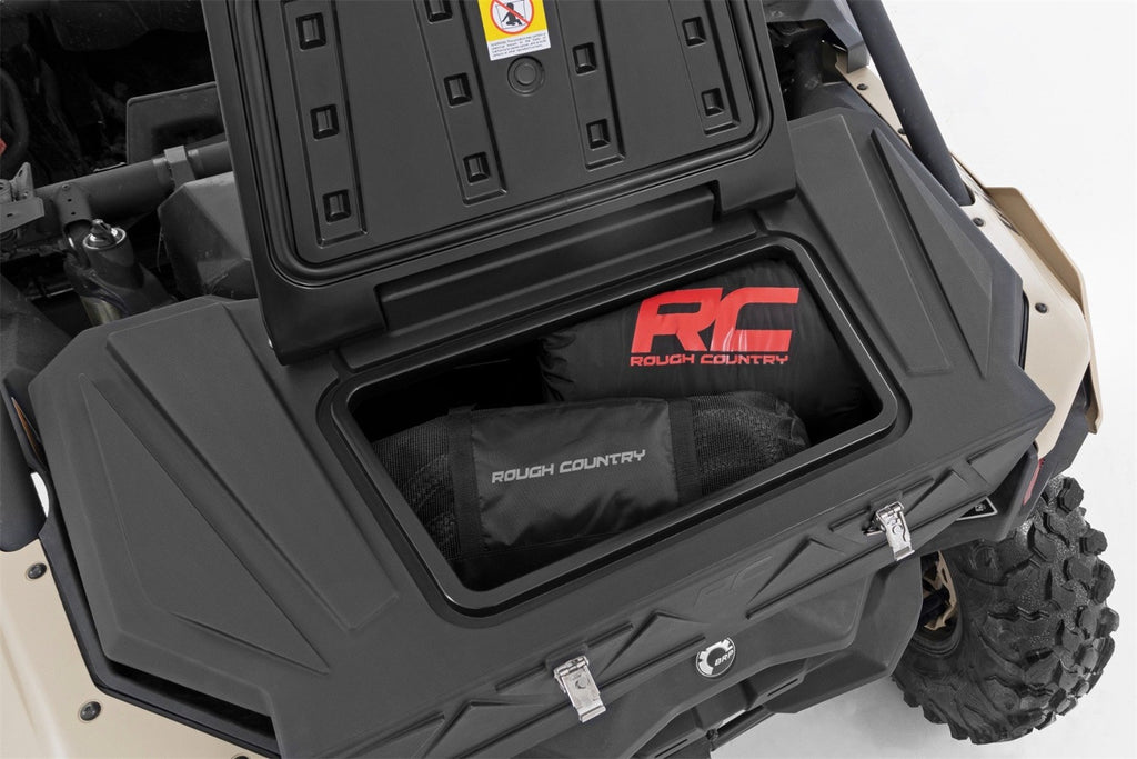 Rough Country 97075 Cargo Box for Select Can-Am Maverick X3 900 HO, Can-Am Maverick X3 Max Turbo, Can-Am Maverick X3 Max Turbo R, Can-Am Maverick X3 Max X ds Turbo RR, Can-Am Maverick X3 Max X mr Turbo RR, Can-Am Maverick X3 Max X rs Turbo R, Can-Am