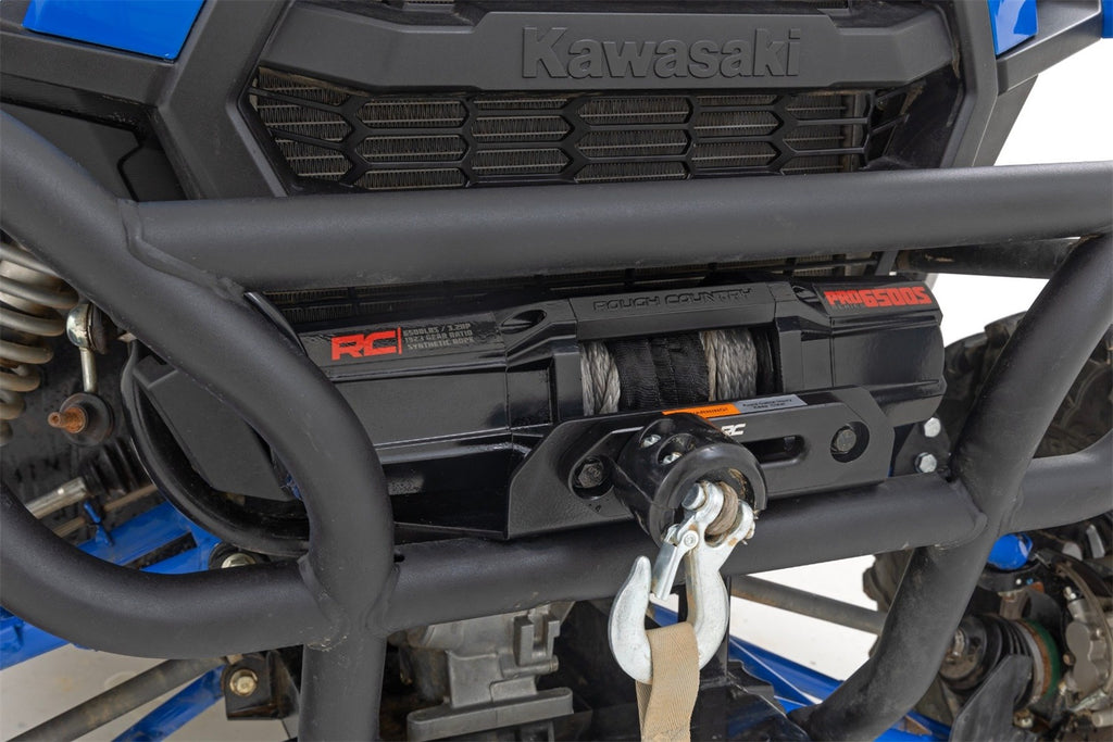 Rough Country 94004 Winch Mount System for Select Kawasaki KRF1000 Teryx KRX 1000, Kawasaki KRF800 Teryx, Kawasaki KRT1000 Teryx KRX 4 eS, Kawasaki KRT800 Teryx4