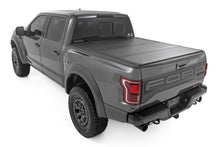 Load image into Gallery viewer, Rough Country 49221550 Hard Tri-Fold Tonneau Bed Cover for Select Ford F-150, Ford F-150 Lightning