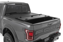 Load image into Gallery viewer, Rough Country 49221550 Hard Tri-Fold Tonneau Bed Cover for Select Ford F-150, Ford F-150 Lightning