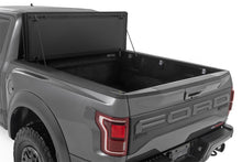 Load image into Gallery viewer, Rough Country 49221550 Hard Tri-Fold Tonneau Bed Cover for Select Ford F-150, Ford F-150 Lightning