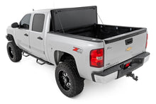 Load image into Gallery viewer, Rough Country 49113551 Hard Tri-Fold Tonneau Bed Cover for Select Chevrolet Silverado 1500, GMC Sierra