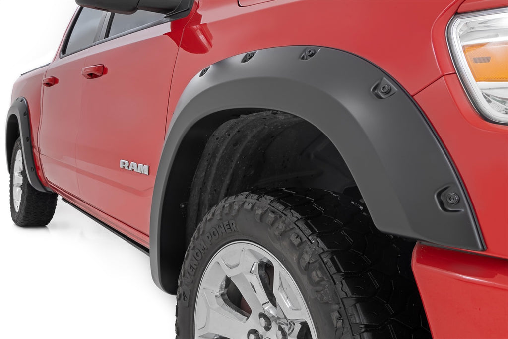 Rough Country F-D10914A-PAR Pocket Fender Flares for Select Dodge Ram 1500, Ram