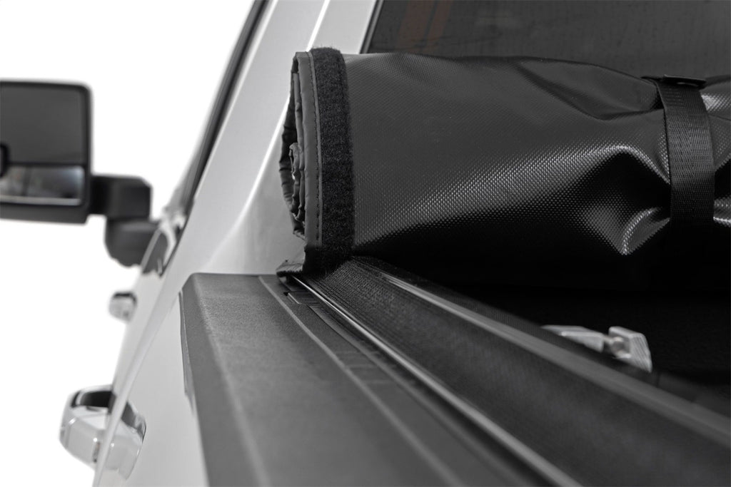 Rough Country 42120690 Soft Roll-Up Bed Cover for Select Chevrolet Silverado HD, Chevrolet Silverado HD, GMC Sierra HD, GMC Sierra HD