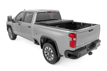Load image into Gallery viewer, Rough Country 49120651 Hard Tri-Fold Tonneau Bed Cover for Select Chevrolet Silverado HD, Chevrolet Silverado HD, GMC Sierra HD, GMC Sierra HD