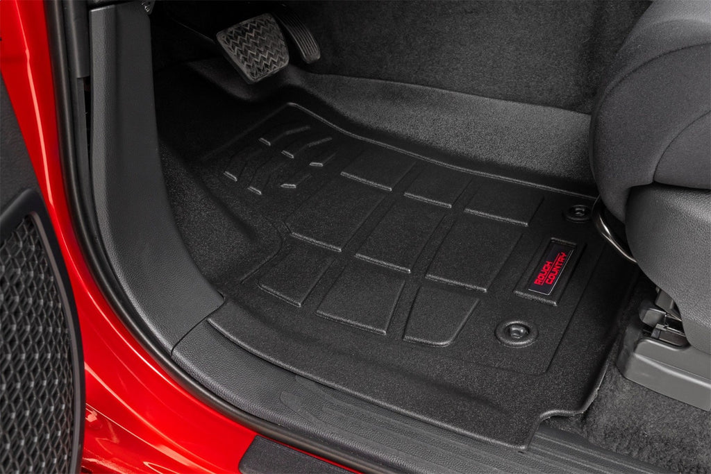 Rough Country SM71224 Sure-Fit Floor Mats for Select Toyota Tacoma