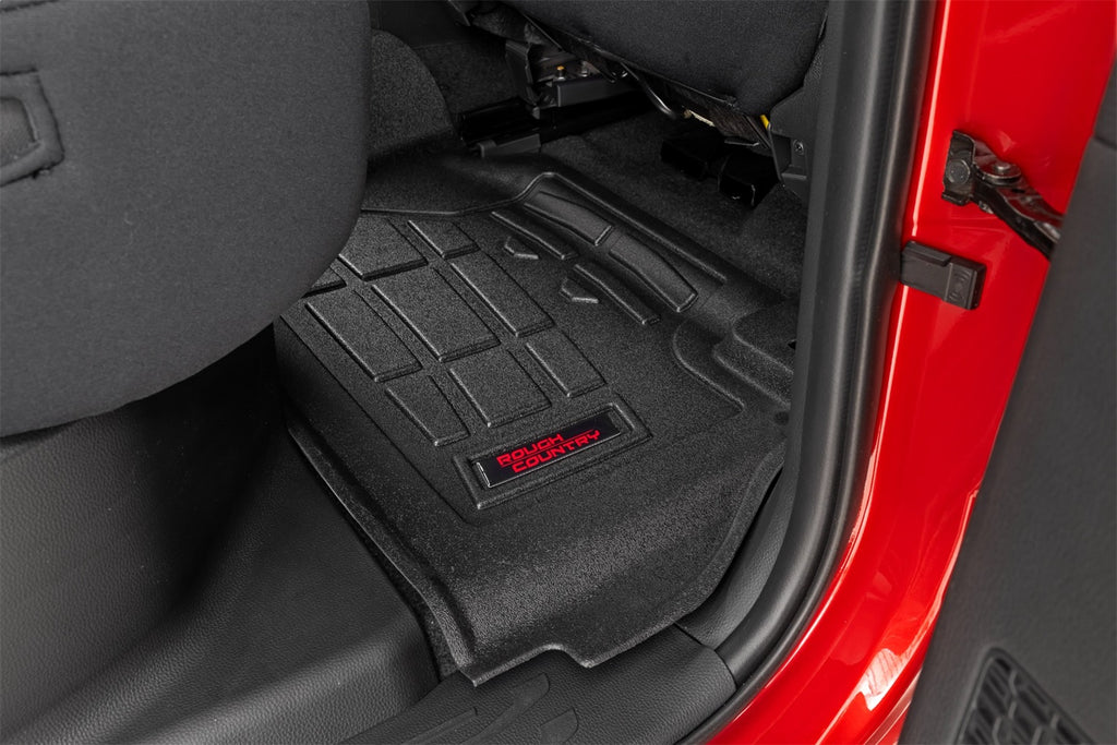Rough Country SM71224 Sure-Fit Floor Mats for Select Toyota Tacoma