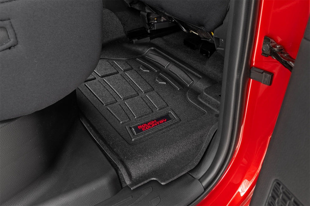 Rough Country SM71225 Sure-Fit Floor Mats for Select Toyota Tacoma