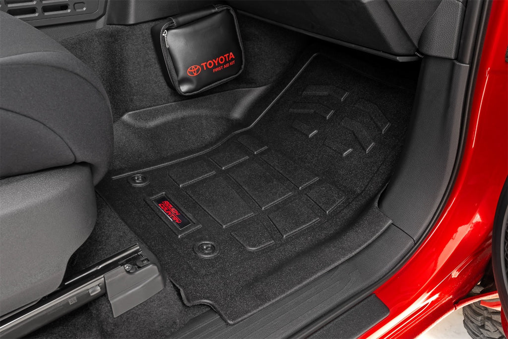 Rough Country SM71224 Sure-Fit Floor Mats for Select Toyota Tacoma