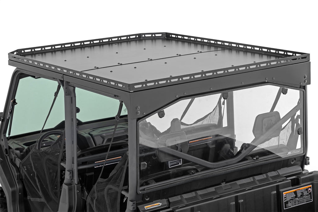 Rough Country 97093 UTV Roof for Select Can-Am Defender MAX HD10 DPS, Can-Am Defender MAX HD10 Limited, Can-Am Defender MAX HD10 Lone Star, Can-Am Defender MAX HD10 Lone Star CAB, Can-Am Defender MAX HD10 X mr, Can-Am Defender MAX HD10 X mr with Doors,