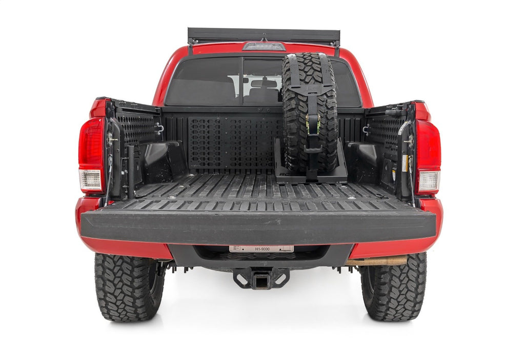 Rough Country 99073 Spare Tire Carrier for Select Chevrolet Colorado, Chevrolet Silverado 1500, Chevrolet Silverado HD, Ford F-150, Ford F-150 Lightning, Ford F-250 Super Duty, Ford F-350 Super Duty, Ford Maverick, Ford Ranger, GMC Canyon, GMC Sierra