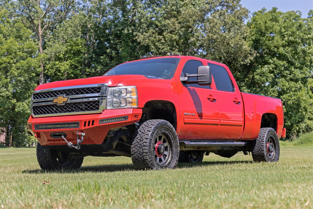 Rough Country 97630RED Suspension Lift Kit w/Shocks for Select Chevrolet Silverado HD, Chevrolet Silverado HD, GMC Sierra HD, GMC Sierra HD