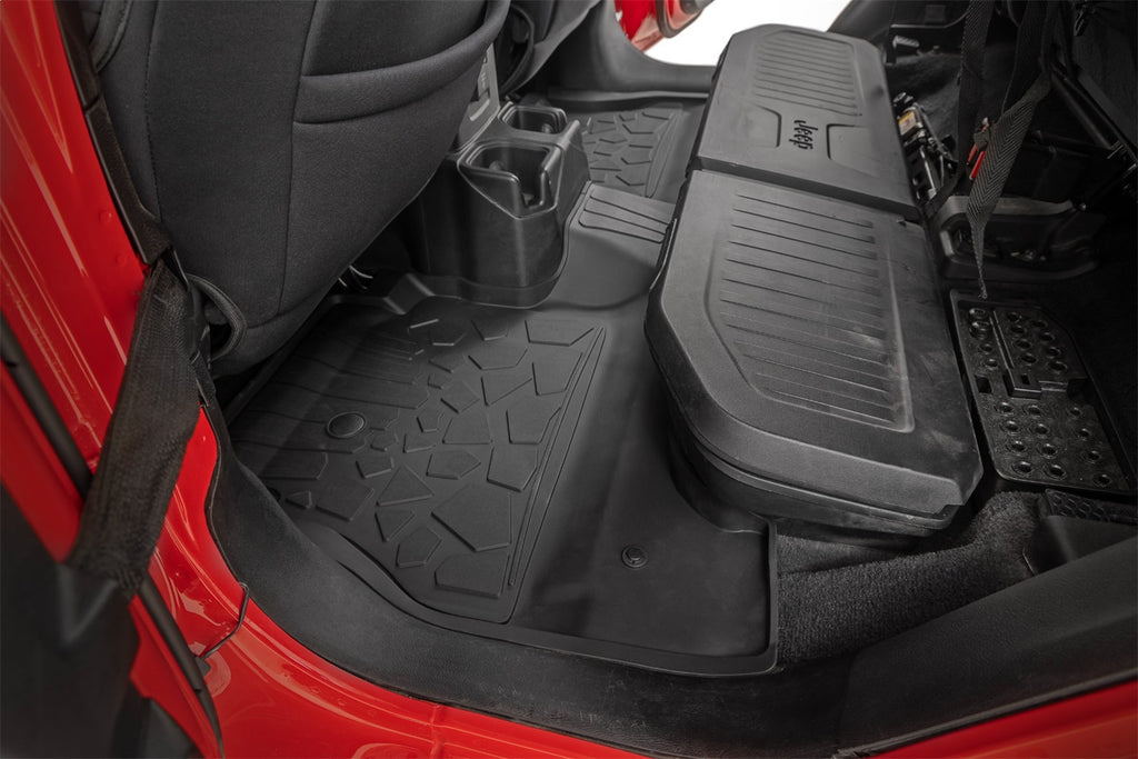 Rough Country FF-61501 Flex-Fit Floor Mats for Select Jeep Gladiator