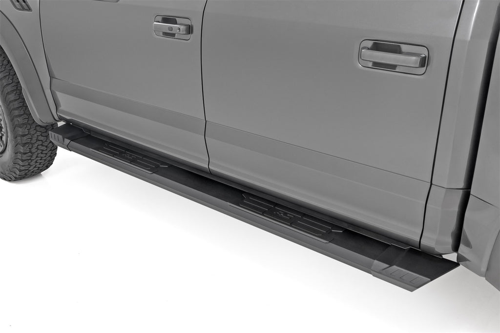 Rough Country SRB151791A HD2 Cab Length Running Boards for Select Ford F-150, Ford F-150 Lightning, Ford F-250 Super Duty, Ford F-350 Super Duty