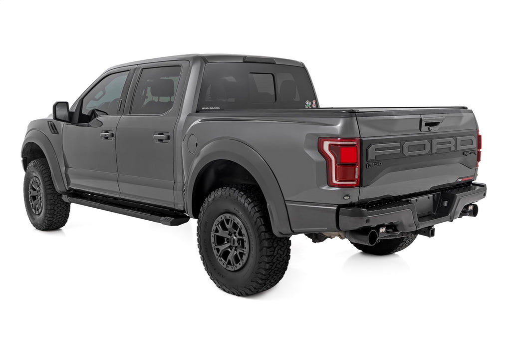Rough Country SRB151791A HD2 Cab Length Running Boards for Select Ford F-150, Ford F-150 Lightning, Ford F-250 Super Duty, Ford F-350 Super Duty
