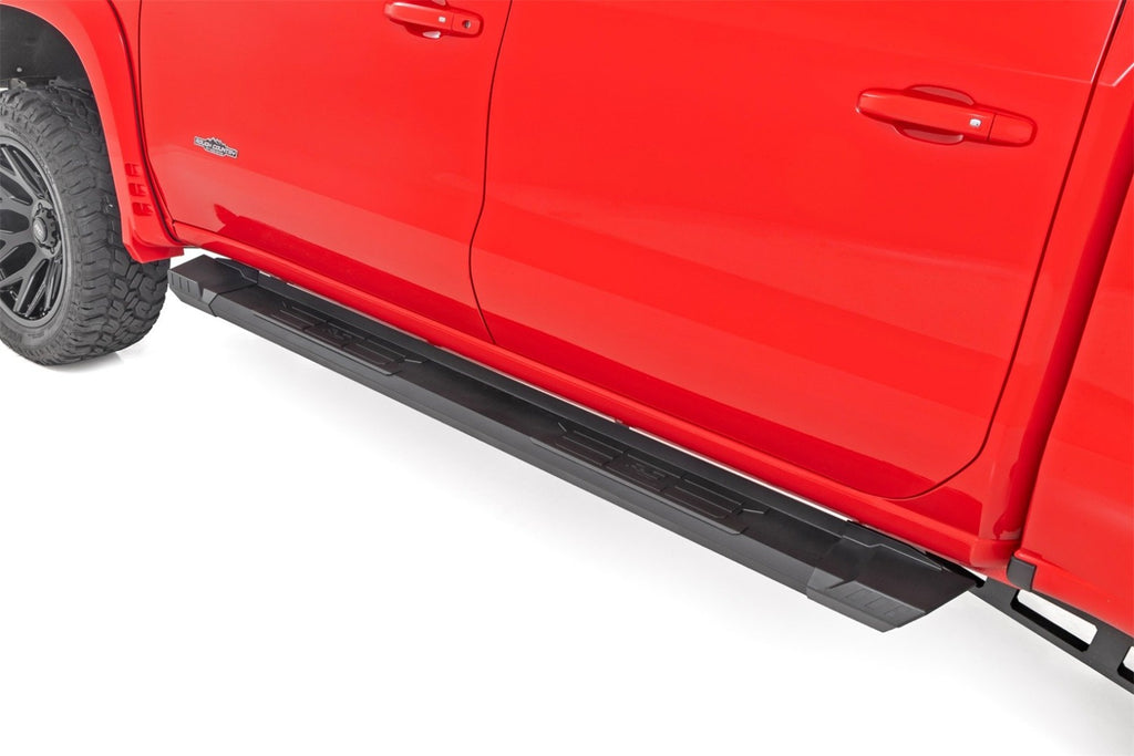 Rough Country SRB01900B HD2 Cab Length Running Boards for Select Chevrolet Silverado 1500, Chevrolet Silverado HD, Chevrolet Silverado HD, GMC Sierra 1500, GMC Sierra HD, GMC Sierra HD