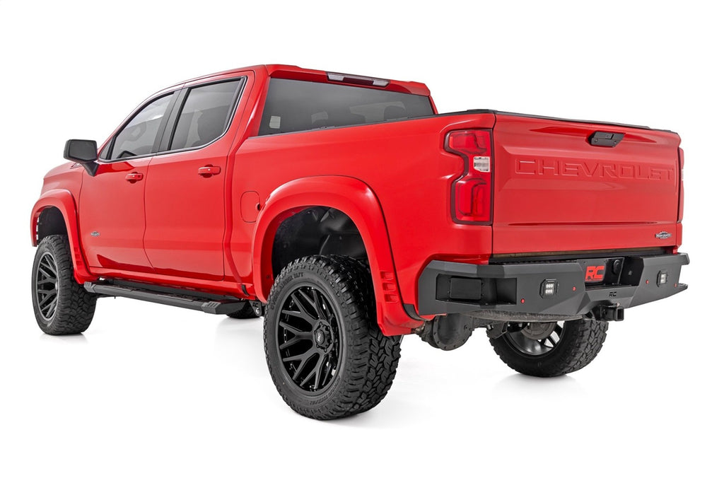 Rough Country SRB01900B HD2 Cab Length Running Boards for Select Chevrolet Silverado 1500, Chevrolet Silverado HD, Chevrolet Silverado HD, GMC Sierra 1500, GMC Sierra HD, GMC Sierra HD