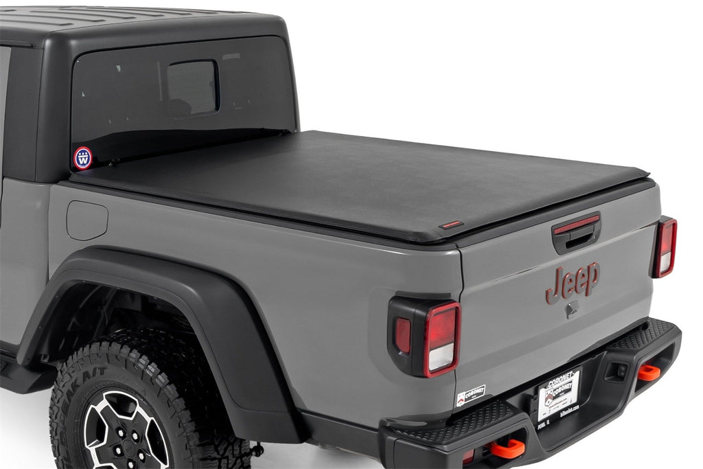 Rough Country 42620500 Soft Roll-Up Bed Cover for Select Jeep Gladiator