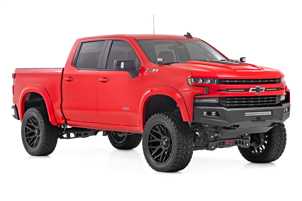 Rough Country S-C12210-G48 Fender Flares for Select Chevrolet Silverado 1500, Chevrolet Silverado LTD
