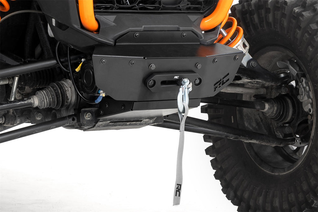 Rough Country 93204 Winch Mounting Plate for Select Polaris RZR XP Premium, Polaris RZR XP Sport, Polaris RZR XP Ultimate, Polaris RZR XP 4 Premium, Polaris RZR XP 4 Sport, Polaris RZR XP 4 Ultimate