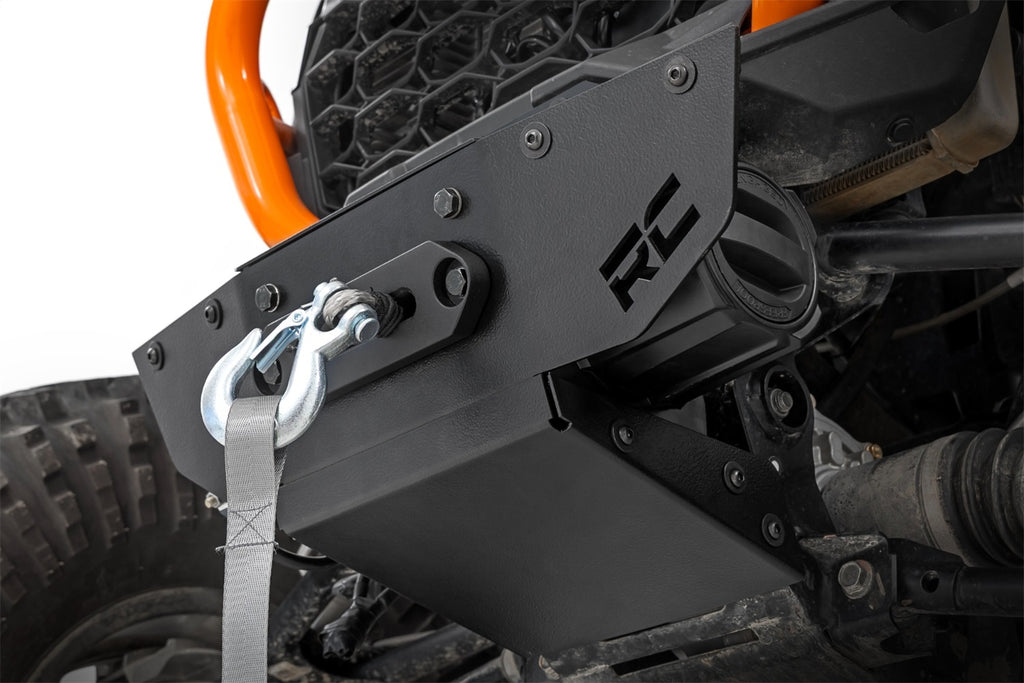 Rough Country 93205 Winch Mounting Plate for Select Polaris RZR XP Premium, Polaris RZR XP Sport, Polaris RZR XP Ultimate, Polaris RZR XP 4 Premium, Polaris RZR XP 4 Sport, Polaris RZR XP 4 Ultimate