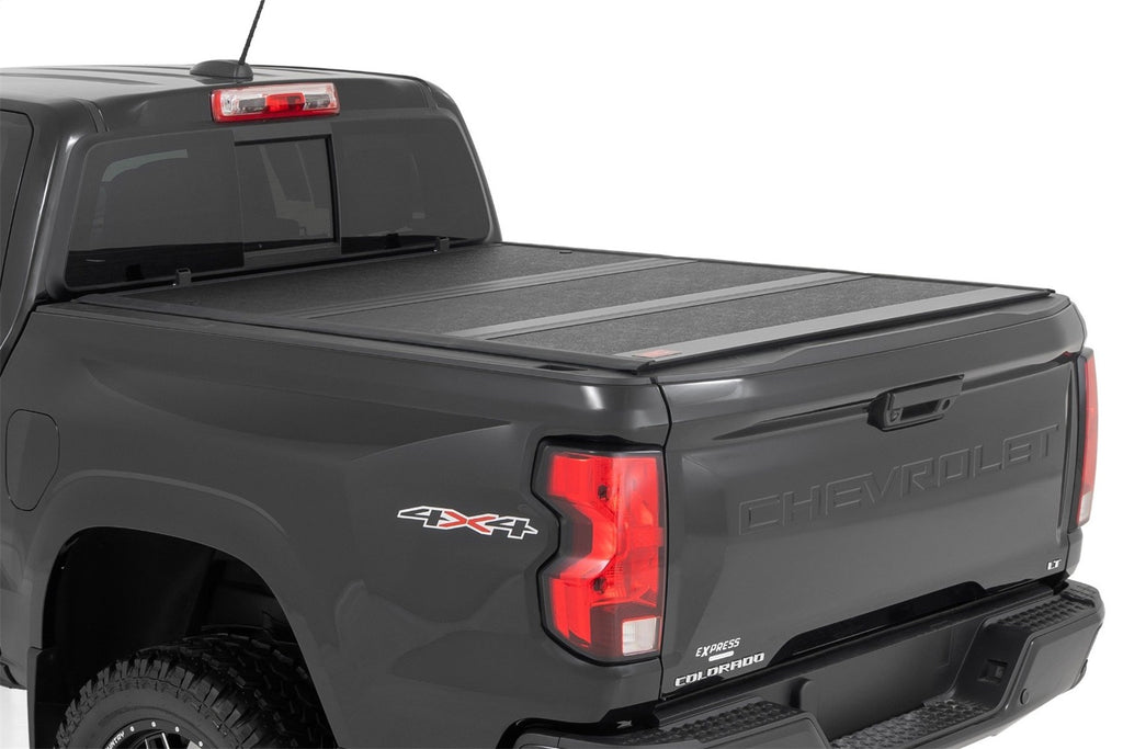 Rough Country 47120500B Hard Low Profile Bed Cover for Select Chevrolet Colorado, GMC Canyon
