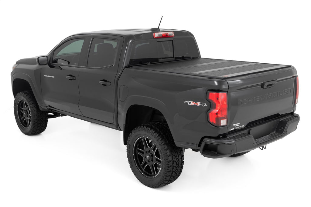 Rough Country 47120500B Hard Low Profile Bed Cover for Select Chevrolet Colorado, GMC Canyon