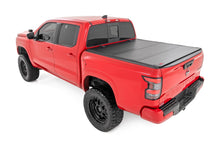Load image into Gallery viewer, Rough Country 49520501 Hard Tri-Fold Tonneau Bed Cover for Select Nissan Frontier