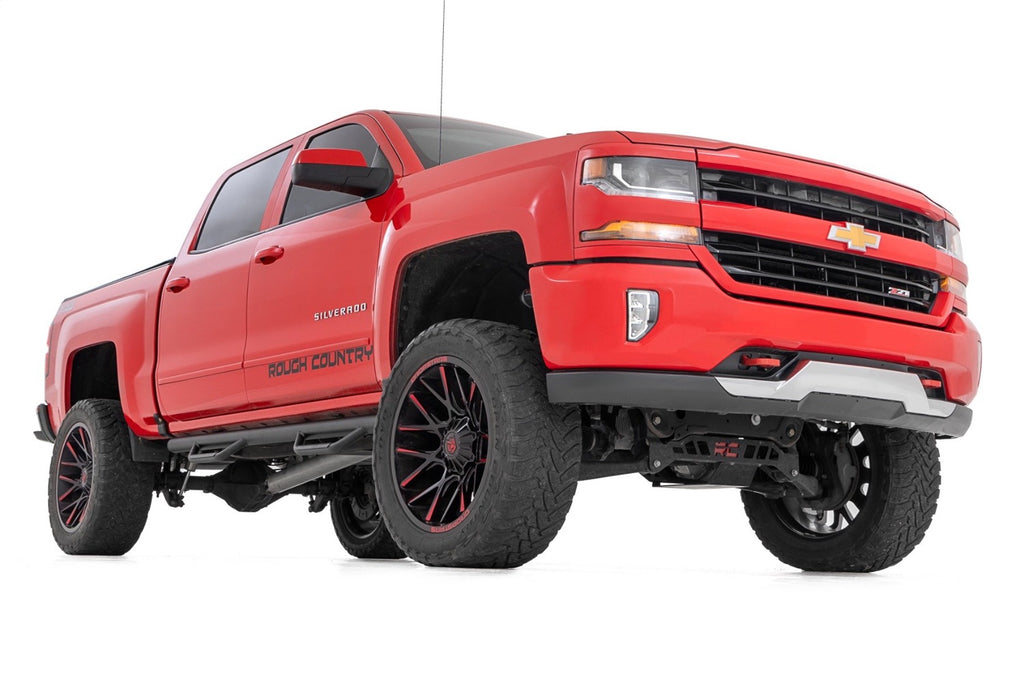 Rough Country RCC1489CCB Nerf Steps for Select Chevrolet Silverado 1500, GMC Sierra