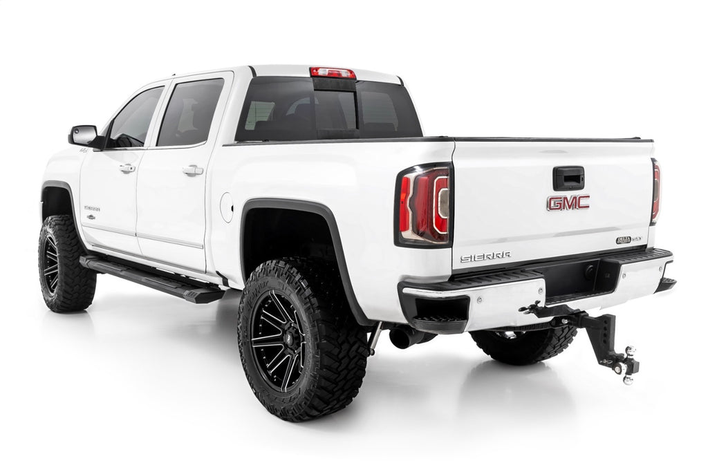 Rough Country SRB071777A HD2 Cab Length Running Boards for Select Chevrolet Silverado 1500, Chevrolet Silverado HD, Chevrolet Silverado HD, GMC Sierra 1500, GMC Sierra HD, GMC Sierra HD