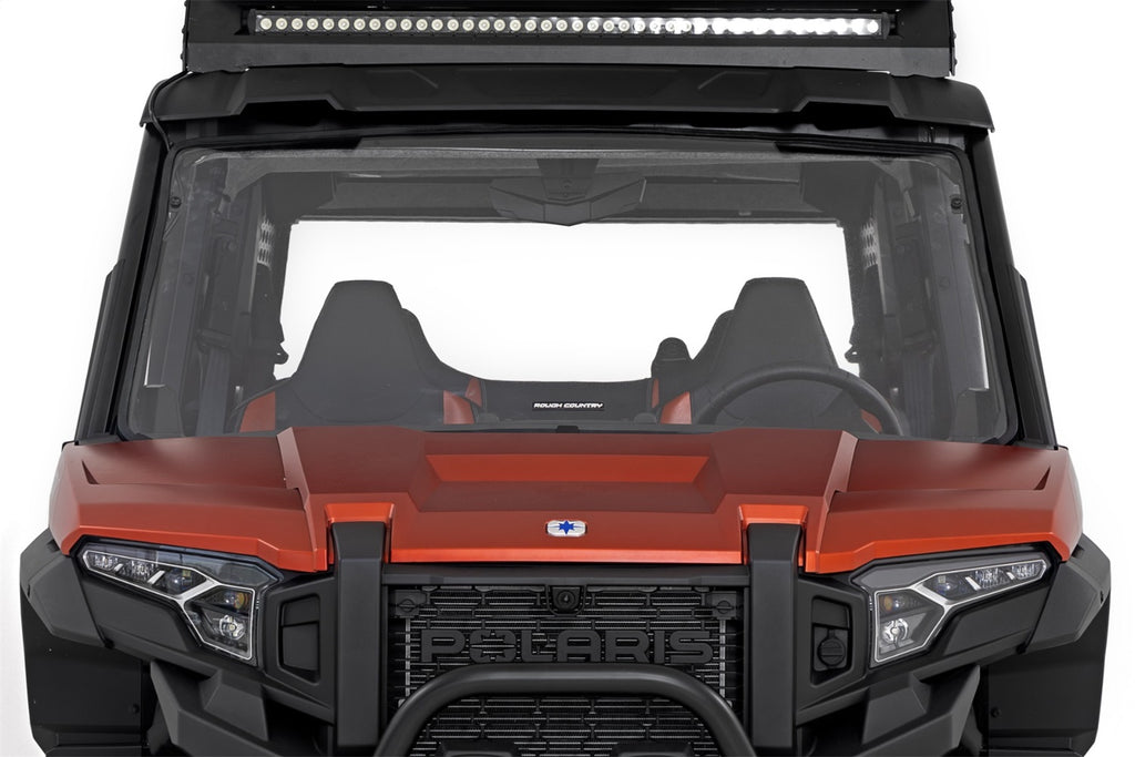 Rough Country 98102410 Windshield for Select Polaris XPEDITION ADV 5 Northstar, Polaris XPEDITION ADV 5 Premium, Polaris XPEDITION ADV 5 Ultimate, Polaris XPEDITION ADV Northstar, Polaris XPEDITION ADV Premium, Polaris XPEDITION ADV Ultimate, Polaris