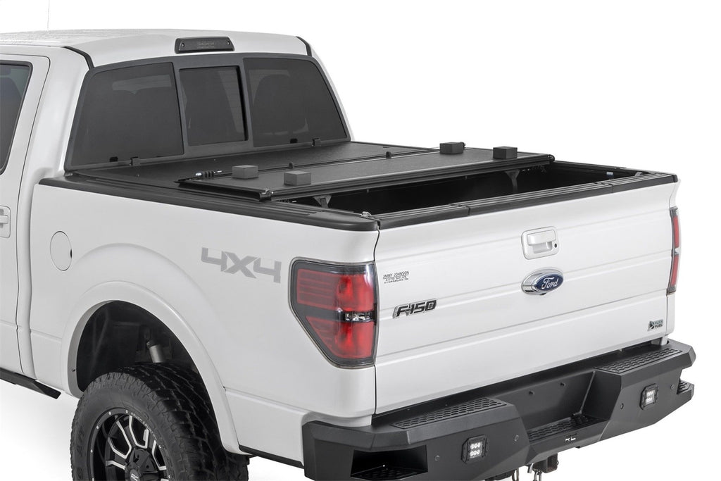 Rough Country 47214550B Hard Low Profile Bed Cover for Select Ford F-150