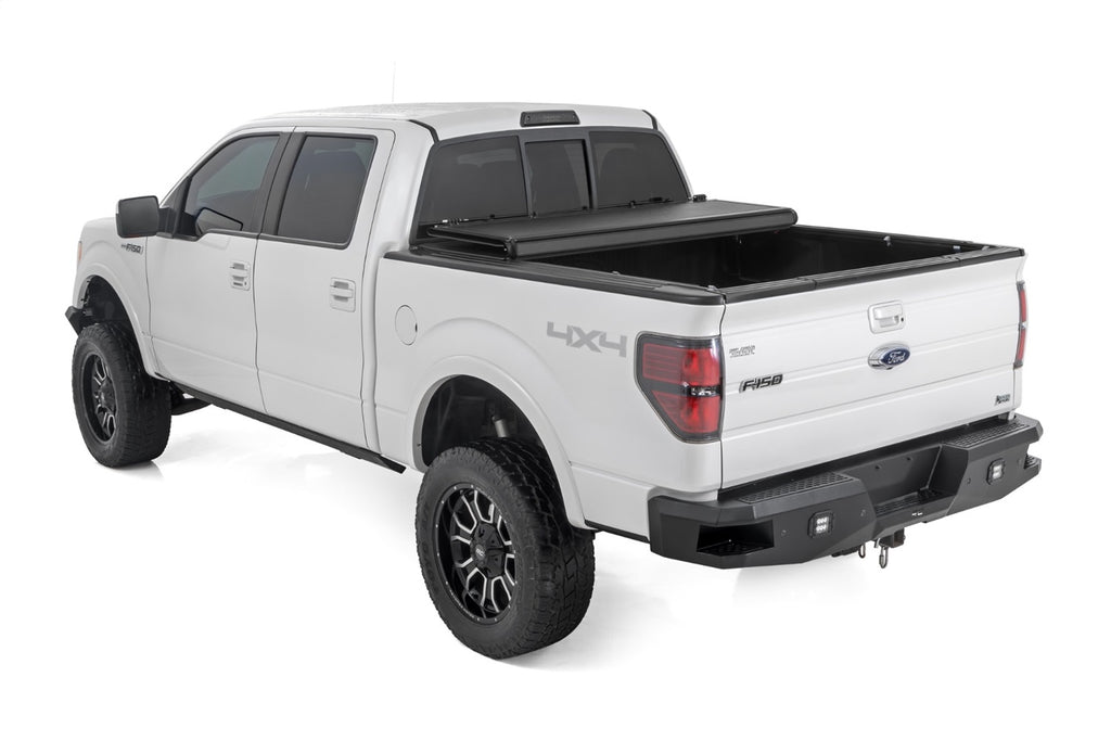 Rough Country 47214550B Hard Low Profile Bed Cover for Select Ford F-150