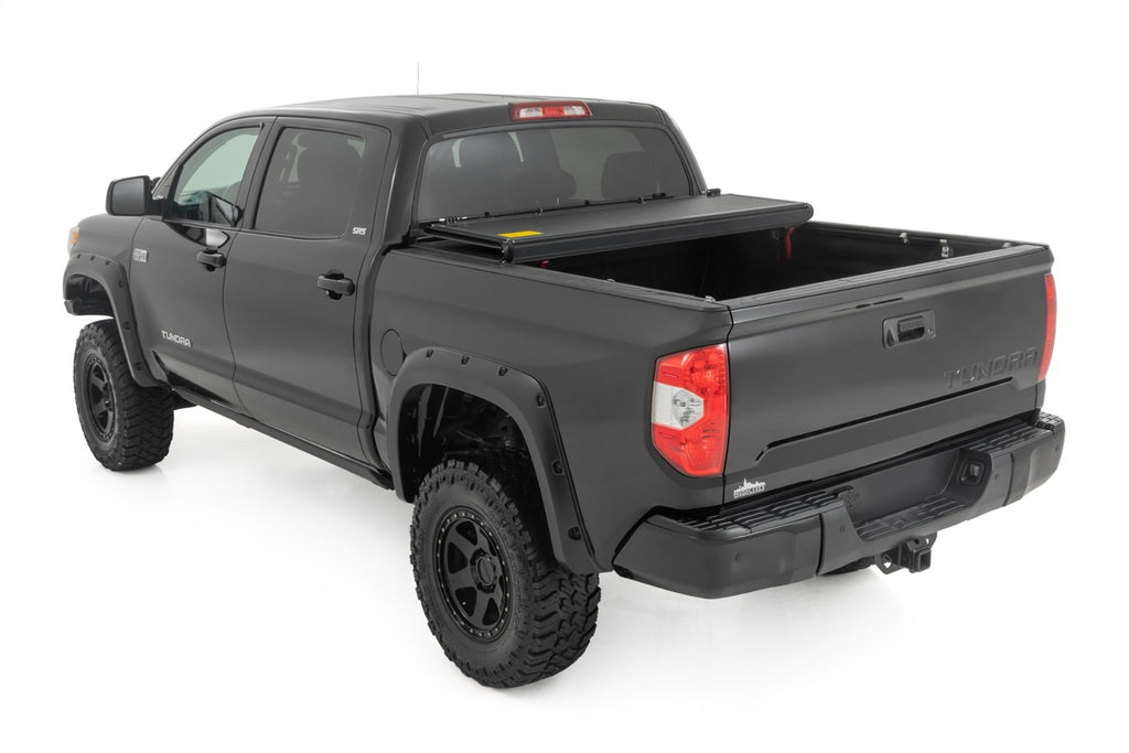 Rough Country 47414550B Hard Low Profile Bed Cover for Select Toyota Tundra
