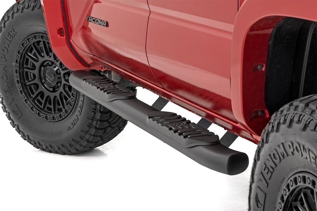 Rough Country 21017 Oval Nerf Step Bar for Select Toyota Tacoma