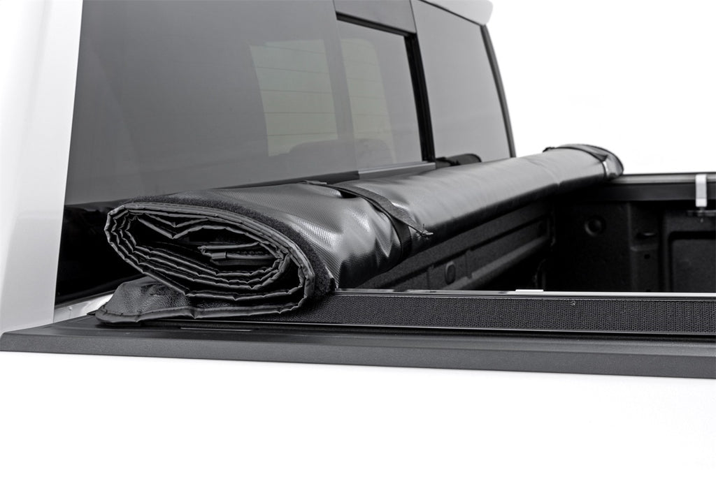 Rough Country 42120580 Soft Roll-Up Bed Cover for Select Chevrolet Silverado 1500, GMC Sierra