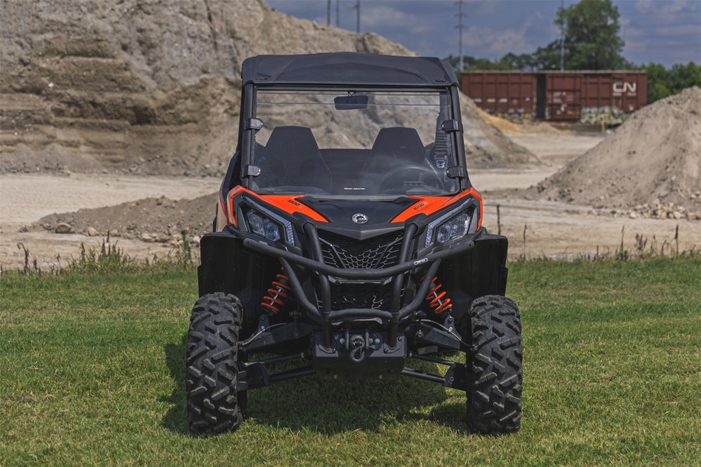 Rough Country 98101930 Windshield for Select Can-Am Maverick Sport 1000, Can-Am Maverick Sport DPS, Can-Am Maverick Sport 1000R DPS, Can-Am Maverick Sport 1000R X mr, Can-Am Maverick Sport 1000R X rc, Can-Am Maverick Sport 1000R X xc, Can-Am Maverick
