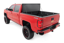 Load image into Gallery viewer, Rough Country 49119551 Hard Tri-Fold Tonneau Bed Cover for Select Chevrolet Silverado 1500, GMC Sierra
