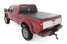 Load image into Gallery viewer, Rough Country 49214651 Hard Tri-Fold Tonneau Bed Cover for Select Ford F-250 Super Duty, Ford F-350 Super Duty