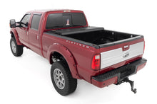 Load image into Gallery viewer, Rough Country 49214651 Hard Tri-Fold Tonneau Bed Cover for Select Ford F-250 Super Duty, Ford F-350 Super Duty
