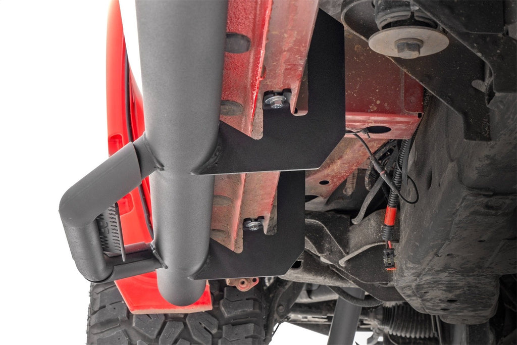 Rough Country RCC1980CCB Nerf Steps for Select Chevrolet Silverado 1500, Chevrolet Silverado LTD, Chevrolet Silverado HD, Chevrolet Silverado HD, GMC Sierra 1500, GMC Sierra Limited, GMC Sierra HD, GMC Sierra HD