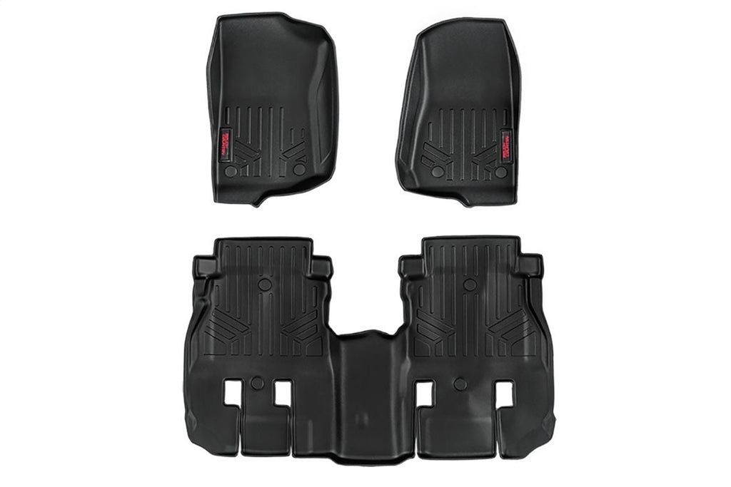 Rough Country M-60112 Heavy Duty Floor Mats for Select Jeep Wrangler