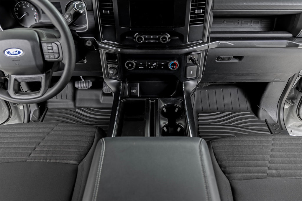 Rough Country FF-5151 Flex-Fit Floor Mats for Select Ford F-150, Ford F-150 Lightning