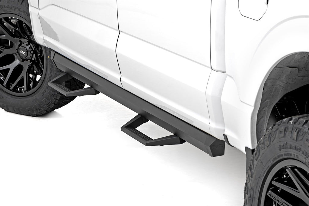 Rough Country 51141 SR2 Side Steps for Select Ford F-150, Ford F-150 Lightning, Ford F-250 Super Duty, Ford F-350 Super Duty