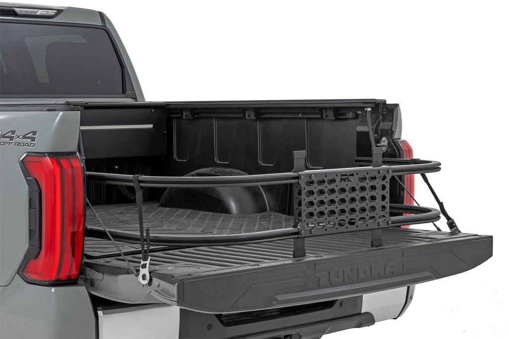 Rough Country 99085 Bed Extender for Select Chevrolet Silverado 1500, Chevrolet Silverado LD, Chevrolet Silverado HD, Ford F-150, Ford F-150 Lightning, Ford F-250 Super Duty, Ford F-350 Super Duty, Ford Ranger, GMC Sierra 1500, GMC Sierra HD, GMC Sierra