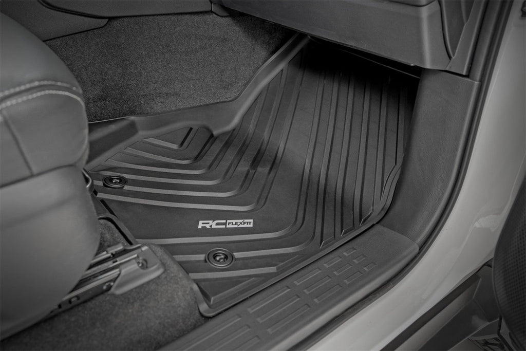 Rough Country FF-71618 Flex-Fit Floor Mats for Select Toyota Land Cruiser
