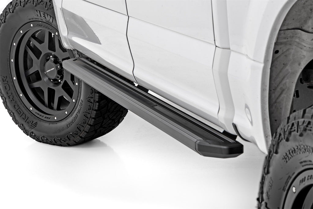 Rough Country 55005 Running Boards for Select Ford F-150, Ford F-150 Lightning, Ford F-250 Super Duty, Ford F-350 Super Duty