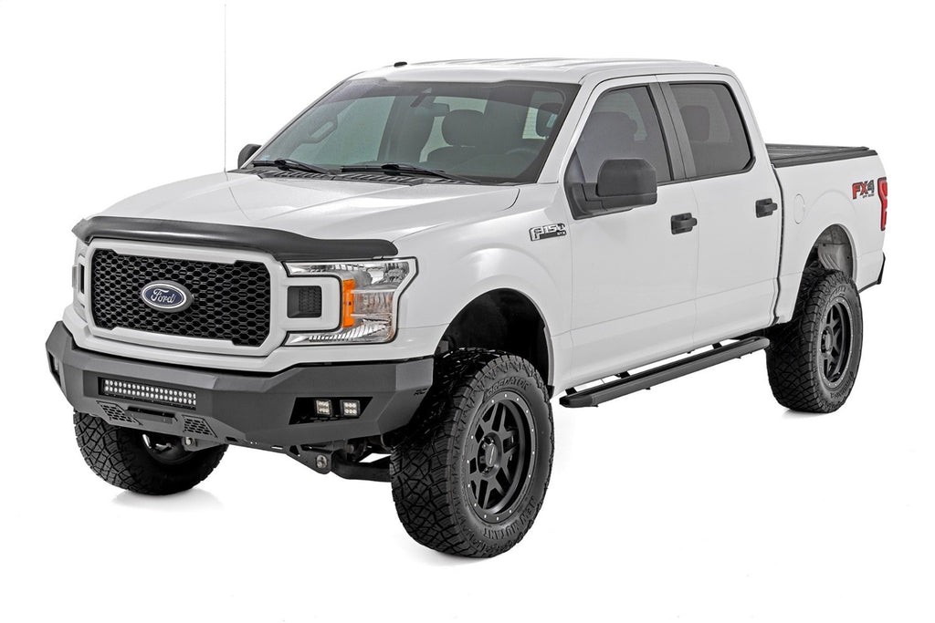 Rough Country 55005 Running Boards for Select Ford F-150, Ford F-150 Lightning, Ford F-250 Super Duty, Ford F-350 Super Duty