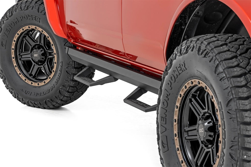 Rough Country 51143 SRL2 Side Steps for Select Ford Bronco